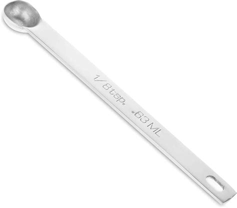 1/8 Teaspoon Stainless Steel Single Measuring Spoon 0.63 ml Teaspoon ...