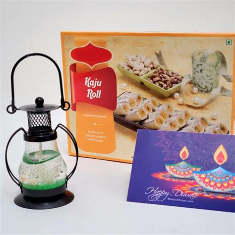 Send Scented Candle with Kaju Roll Online - DW23-111606 | Giftalove