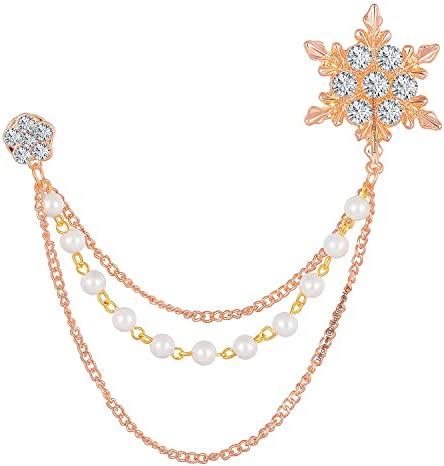 Buy Mahi Rose Gold Plated Men's Eye Catching Crystal Stone Studded ...