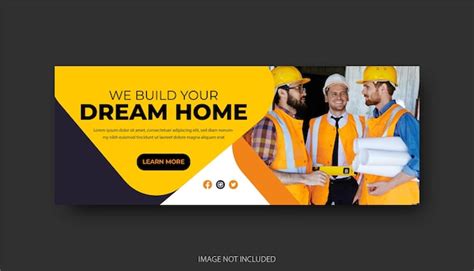 Bau Facebook-Cover oder Social-Media-Beitrag oder Banner-Design-Vorlage ...