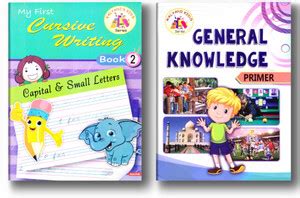 General Knowledge Primer & Cursive Writing 2 Activity Combo Pack Set Of ...