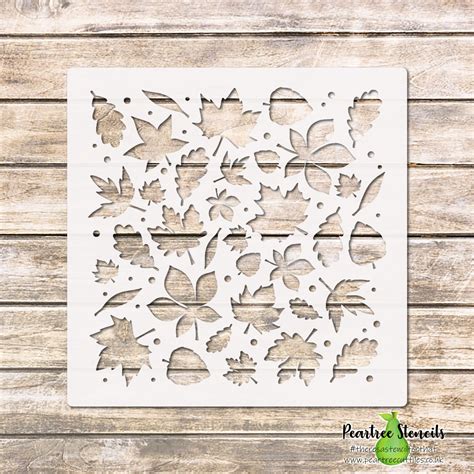 Autumn Leaves Stencil – Peartree Cutfiles