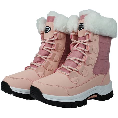 Tanleewa Waterproof Womens Snow Boots Mid-Calf Winter Boots 6 Female ...
