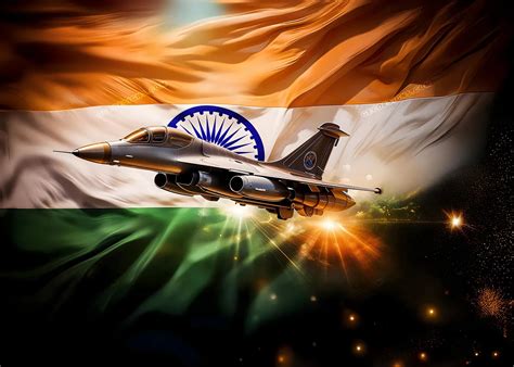 Republic Day 2025 with Indian fighter jet and Indian flag background ...