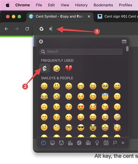 Cent Symbol - ℂopy and ℙaste Cent Sign (¢ ₵ 𝇍)