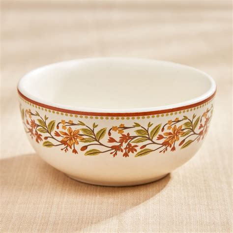 Buy Mohar Stoneware Printed Cereal Bowl - 620ml from Home Centre at ...
