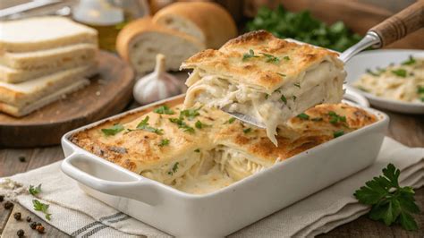 Chicken Alfredo Lasagna: The Best Creamy Comfort Food