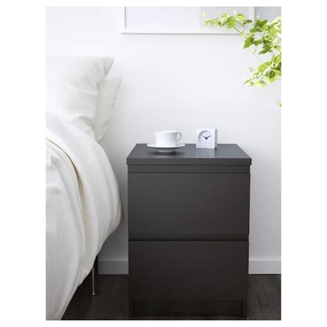 MALM bedroom furniture, set of 4, black-brown, 160x200 cm (63x783/4 ...