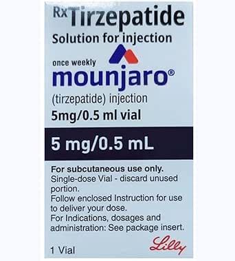Mounjaro 5mg - Vial of 0.5ml Injection : Amazon.in: Fashion