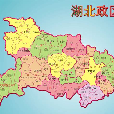 湖北省行政区划_百度百科