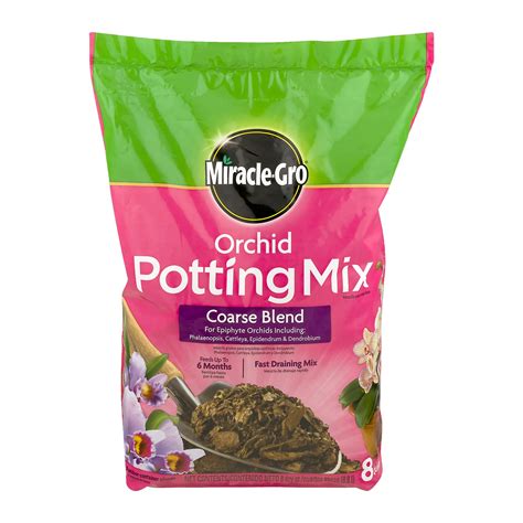 Miracle-Gro Orchid Potting Mix Coarse Blend, 8 qt., Feeds Up To 6 ...