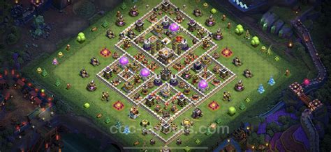 Best Anti 3 Stars Base TH11 with Link, Hybrid - Town Hall Level 11 Base ...