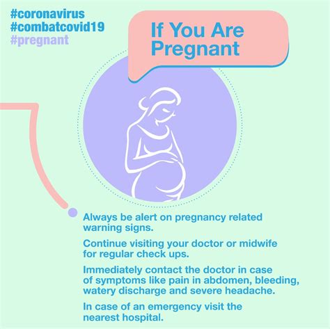 Precautions for pregnant women and new mothers