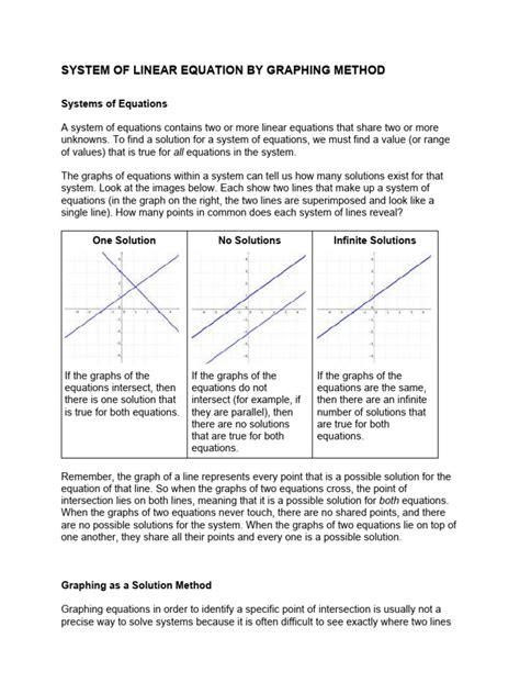 Image result for System of Linear Equation Using Graphical Method Graph