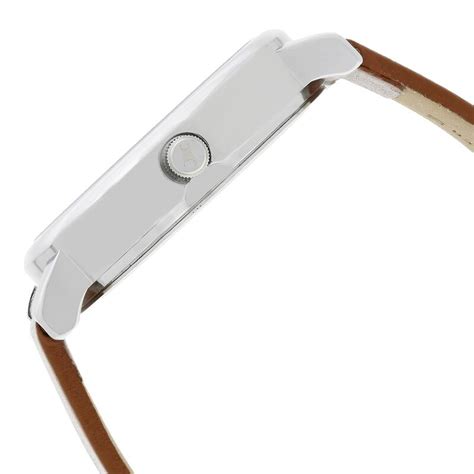 Fastrack Fundamentals Quartz Analog White Dial Leather Strap Watch for Guys