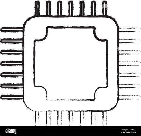 Image result for Computer Chip Sketch