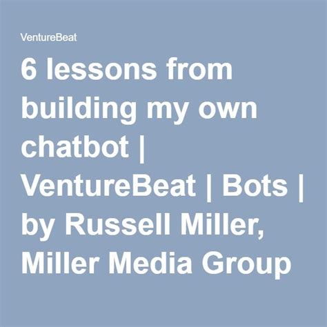 building chatbots with python