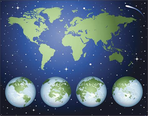 Peters Projection Map vs Mercator 的图像结果