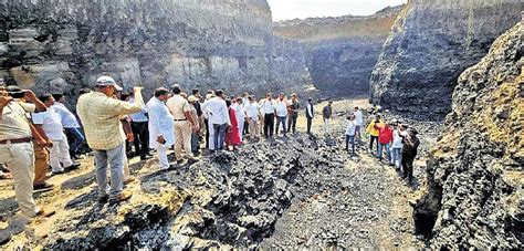 Odisha ministers inspect illegal coal mining sites in Sundargarh; vow ...