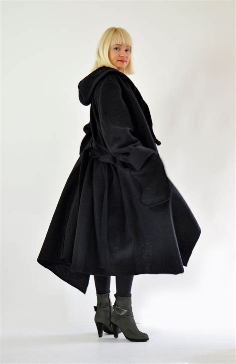 Plus Size Coat, Long Coat, Wool Coat Women, Maxi Coat, Plus Size ...