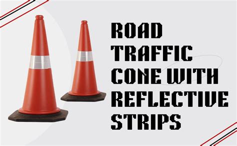 Rahul Professionals Traffic Cone With Reflective Strips - Light Weight ...