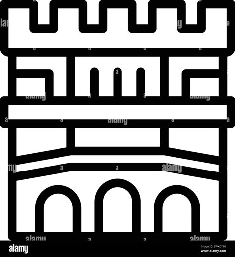 Vienna city icon outline vector. Urban landmark. Austria traditional buildings Stock Vector ...