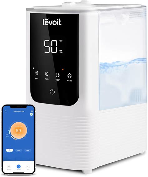 LEVOIT OasisMist Smart Cool and Warm Mist Humidifiers & Aroma Pads 16 Pack, Humidifier ...