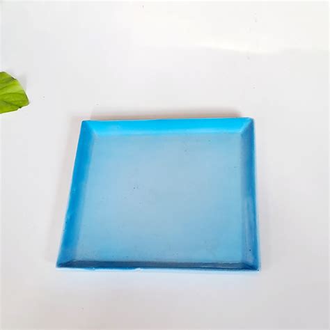 CERAMIC BLUE SQUARE PLATTER – kalavanistore