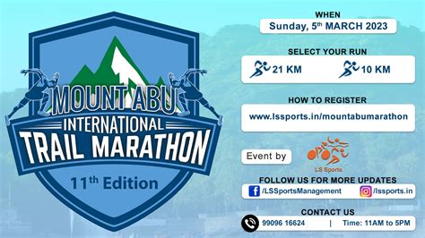 RaceMart - Mount Abu International Trail Marathon 2023