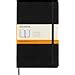 Moleskine Classic Notebook, Large, Ruled, Black, Hard Cover (5 X 8.25 ...