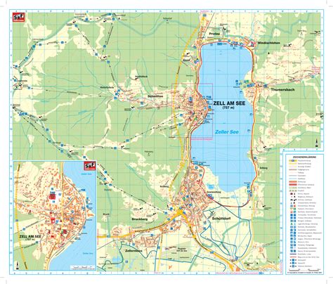 Maps of Zell am See ski resort in Austria | SNO