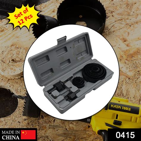-12 pcs 19-64mm Hole Saw Kit — DeoDap