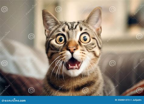 A Surprised Cat Meme: Perfect For Adding Humor To Content. Concept Cat ...