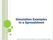 Simulation Examples 的图像结果