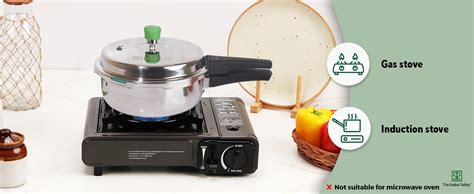 Buy The Indus Valley Tri-ply Stainless Steel Outer Lid Pressure Pan ...