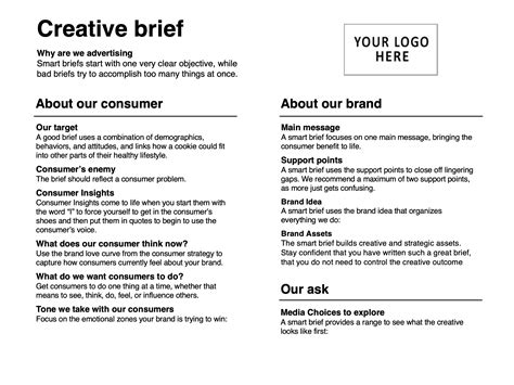Creative Brief template (downloadable) | beloved brands