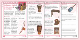 Indigenous Musical Instruments of South Africa