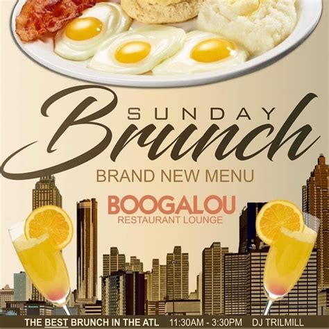 BEST BRUNCH AT BOOGALOU at Boogalou Restaurant & Lounge, Atlanta on ...