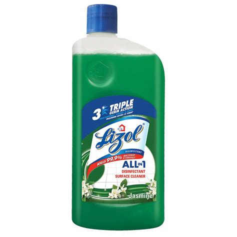 Lizol Disinfectant Surface & Floor Cleaner Liquid, Jasmine - 1 Litre ...