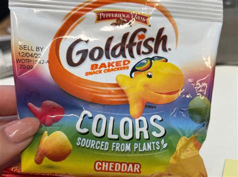 Goldfish Colors Nutrition Facts