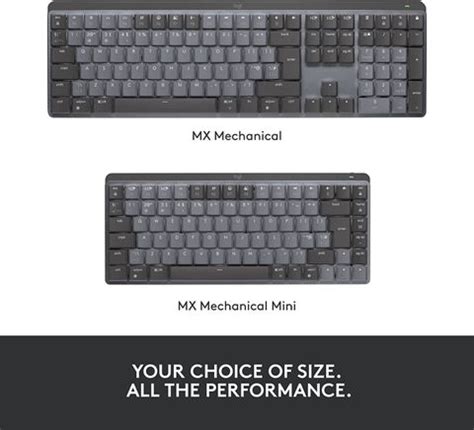 Logitech MX Keys Mechanical Wireless Standard Multi-device Keyboard ...