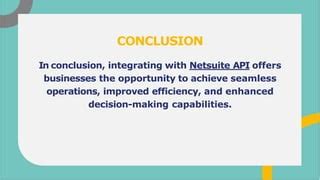 NetSuite API Integration 的图像结果
