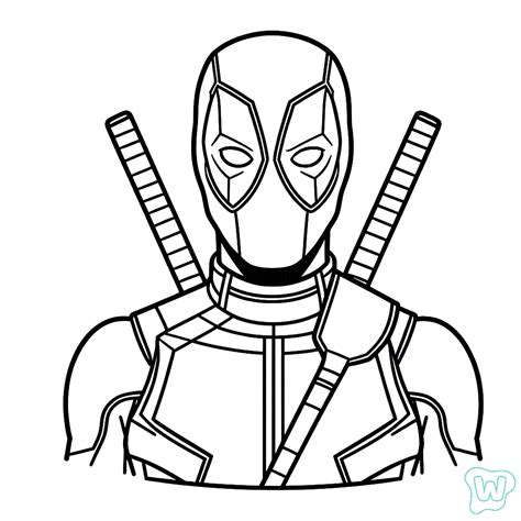 22 Deadpool Coloring Pages - Download and Print PDF