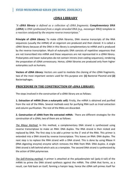 Image result for CDNA Library Applications