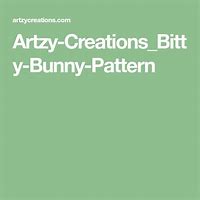 Image result for Sewing Pattern for Bunny