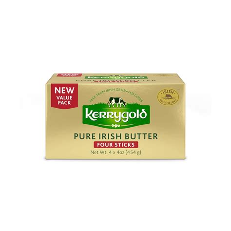 Amazon.com: Kerrygold Grass-Fed Pure Irish Salted Butter Sticks, 16 OZ ...