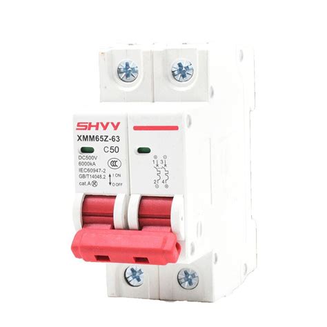 Disjuntor PVC 2P DC500V 10-63A DC Fotovoltaico MCB | Ubuy India