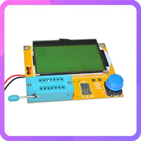 9V Battery Operated LCR-T4 12864 LCD Graphical Transistor Tester Resis ...
