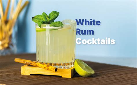 White Rum Cocktails - Simple Light or Silver Rum Drinks - DrinksWorld