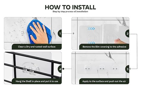 Moforoco Bathroom Organiser Without Drill | Bathroom Accessories with ...